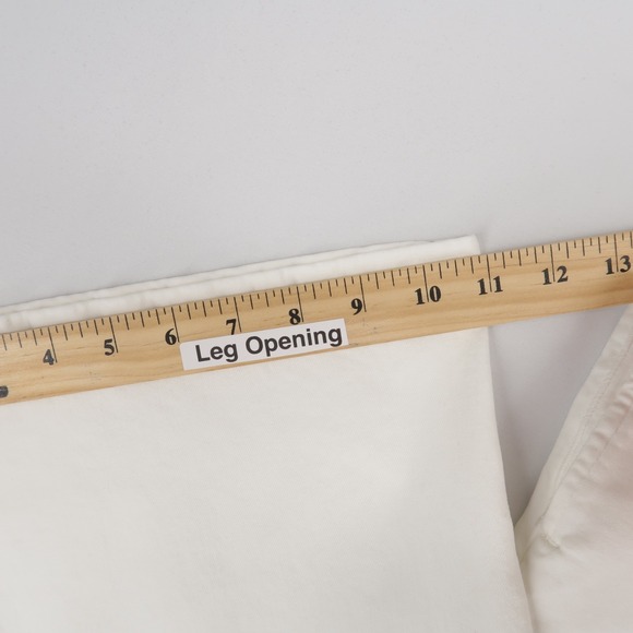 Kut From The Kloth Meg Pants Womens 2 White Wide Leg High Rise Stretch Twill - Picture 9 of 11